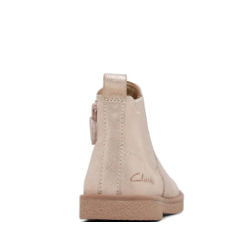 Clarks Chelsea II Jnr Rose Toddlers Leather Boot